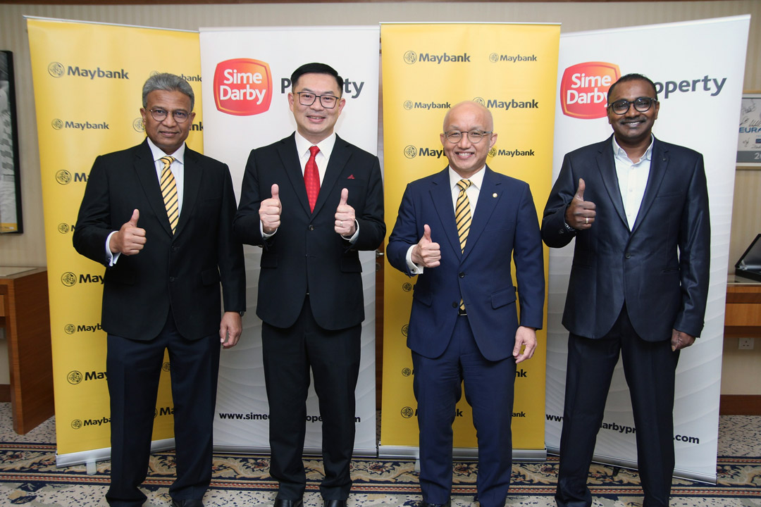 Launch ceremony to mark the strategic collaboration between Maybank and Sime Darby Property.